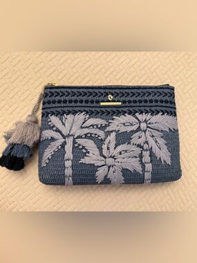 Spartina Wristlet Blue Palm